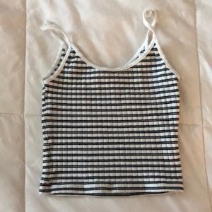 Brandy Melville striped crop top